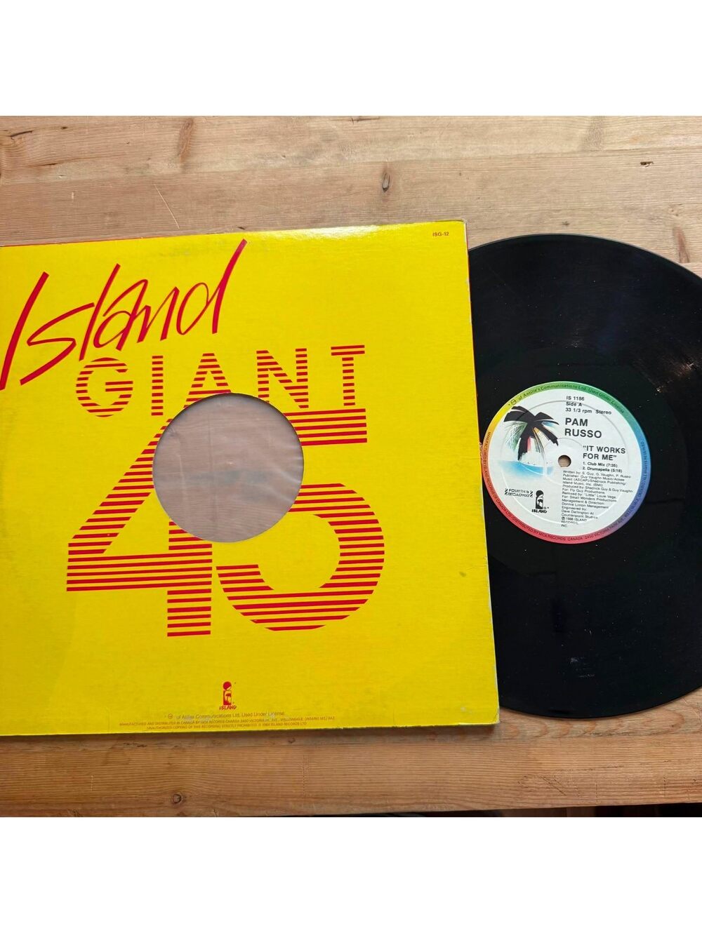 Pam Russo - It works for Me 33rpm VG+ VR25